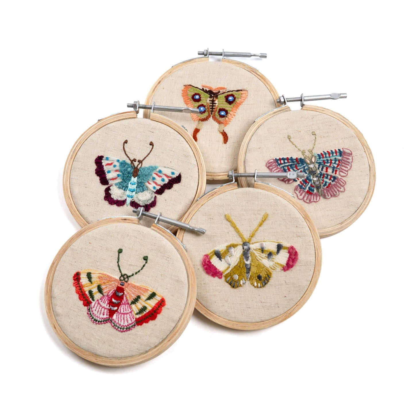 Small Butterfly Embroidery Hoop