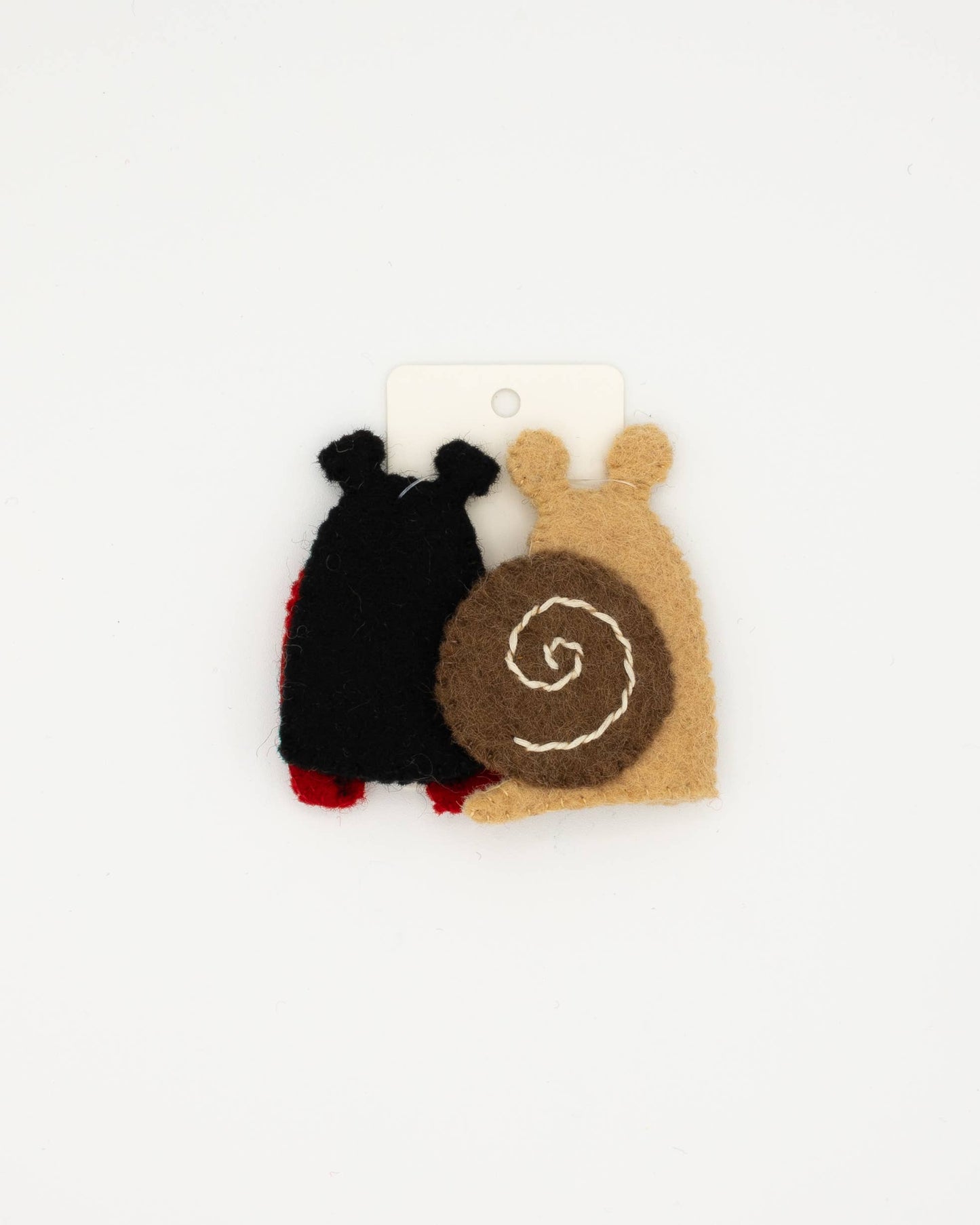 Finger Puppet - Ladybug and Snail Set (Garden theme) 