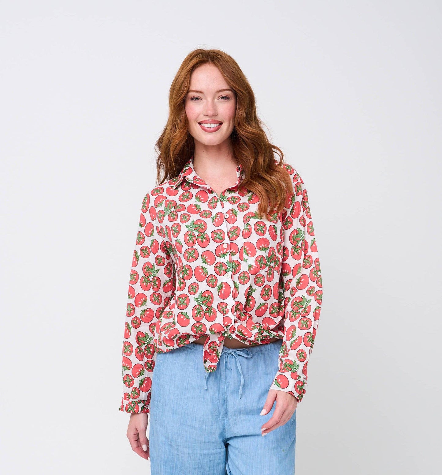 Good Boyfriend Shirt - Tomato