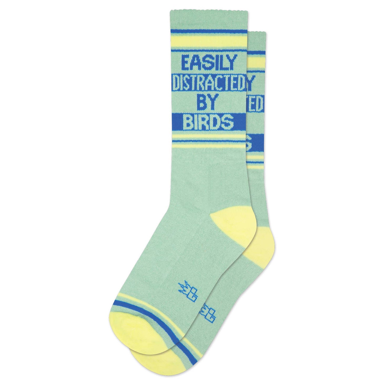 Easily Distracted By Birds Gym Crew Socks