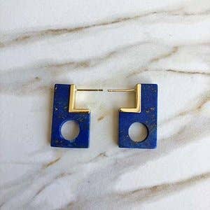 Lapis Geometric Studs