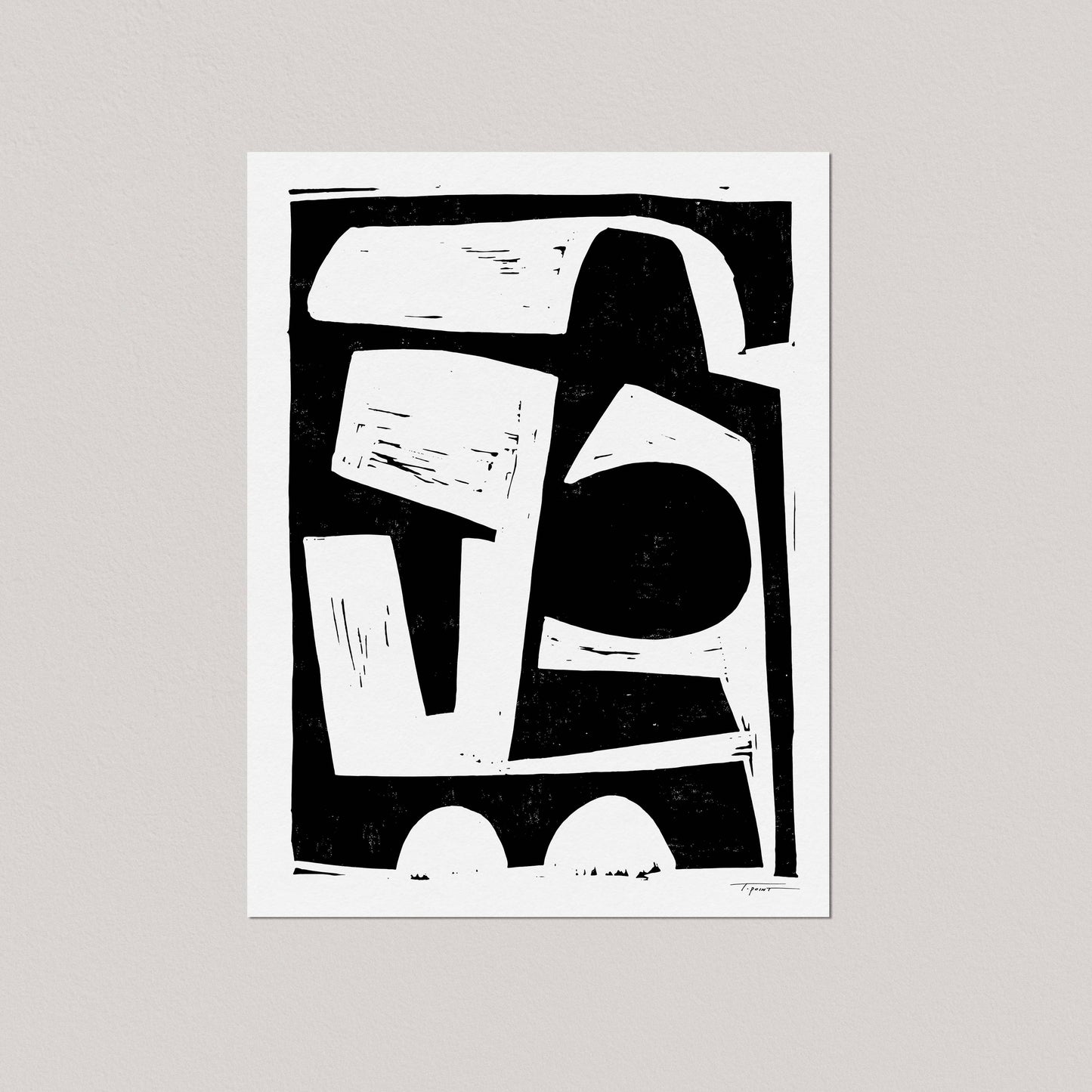 Reversible Shapes No.2 Art Print