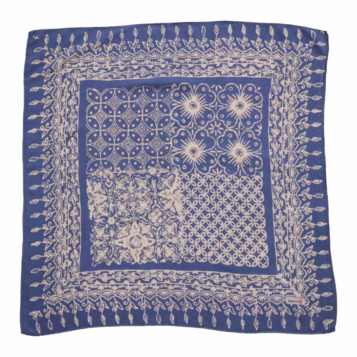 Periwinkles Batik Bandana