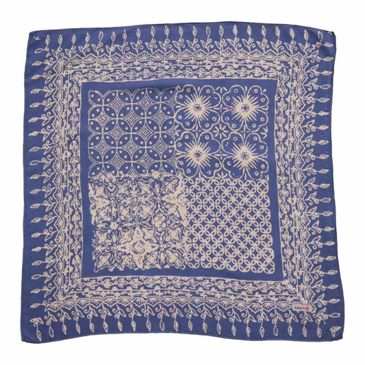Periwinkles Batik Bandana