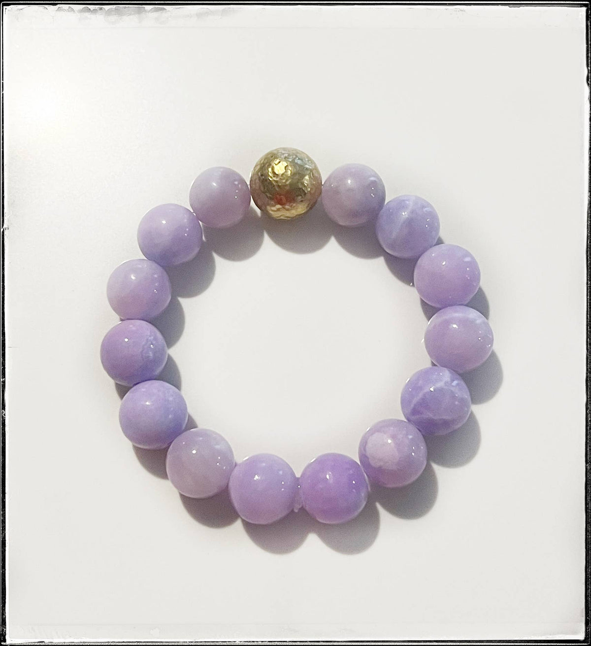 Purple Jade Bracelet