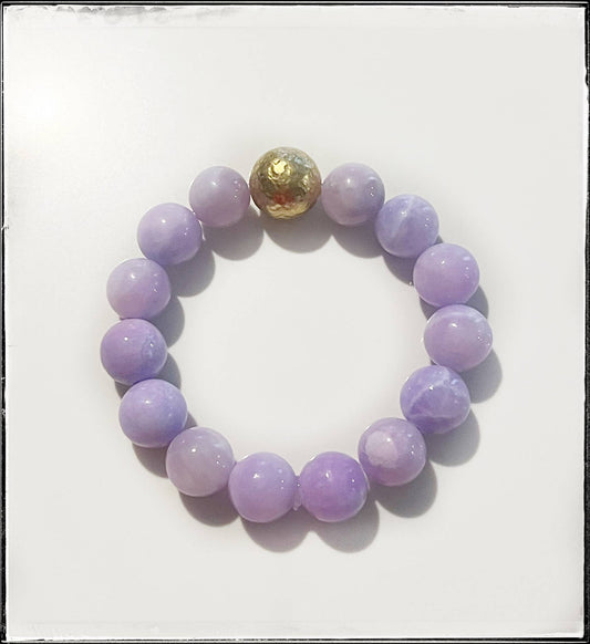 Purple Jade Bracelet