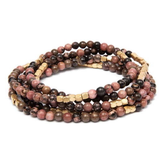 Stone Wrap: Rhodochrosite - Love