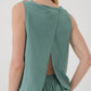 Women's Canopy Linen Blend Tulip Back Tank