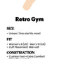 Peter Retro Gym Crew Socks