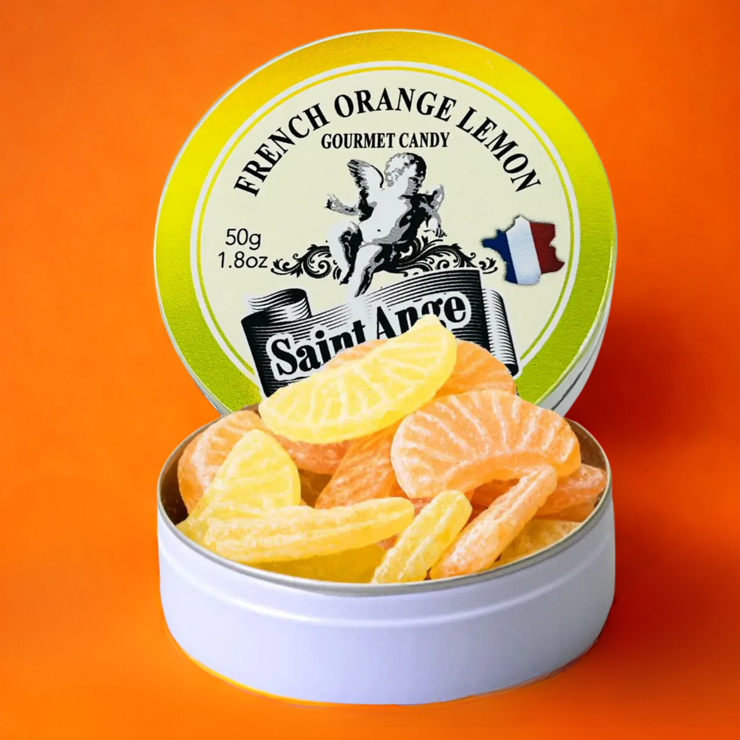 Saint Ange Orange Lemon - French Candy Tin