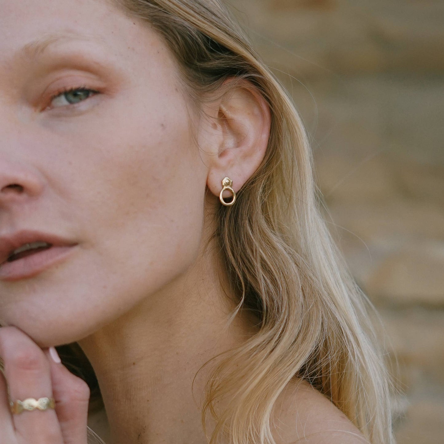 Oracle Stud Earrings