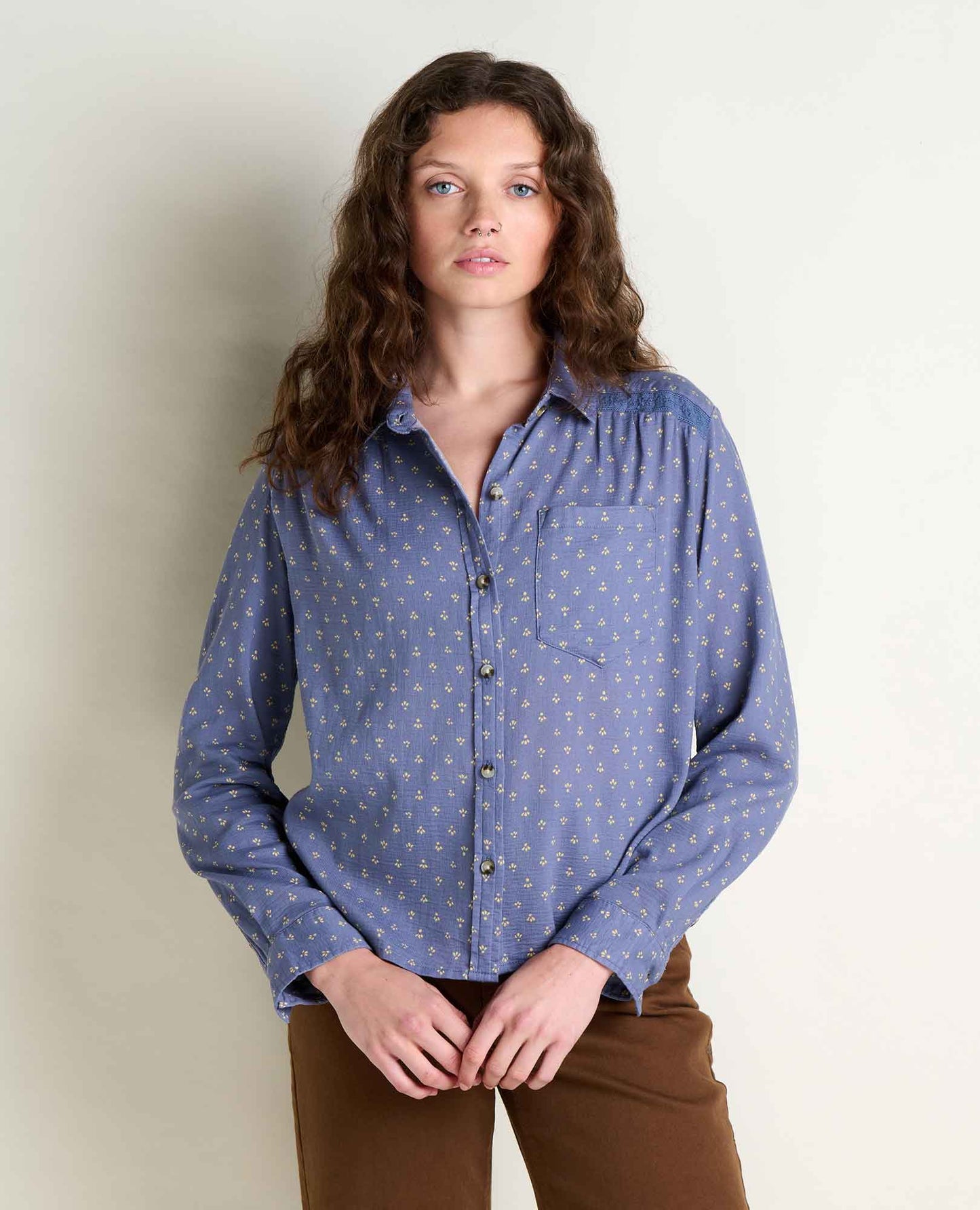 Manzana Boxy Long Sleeve Shirt