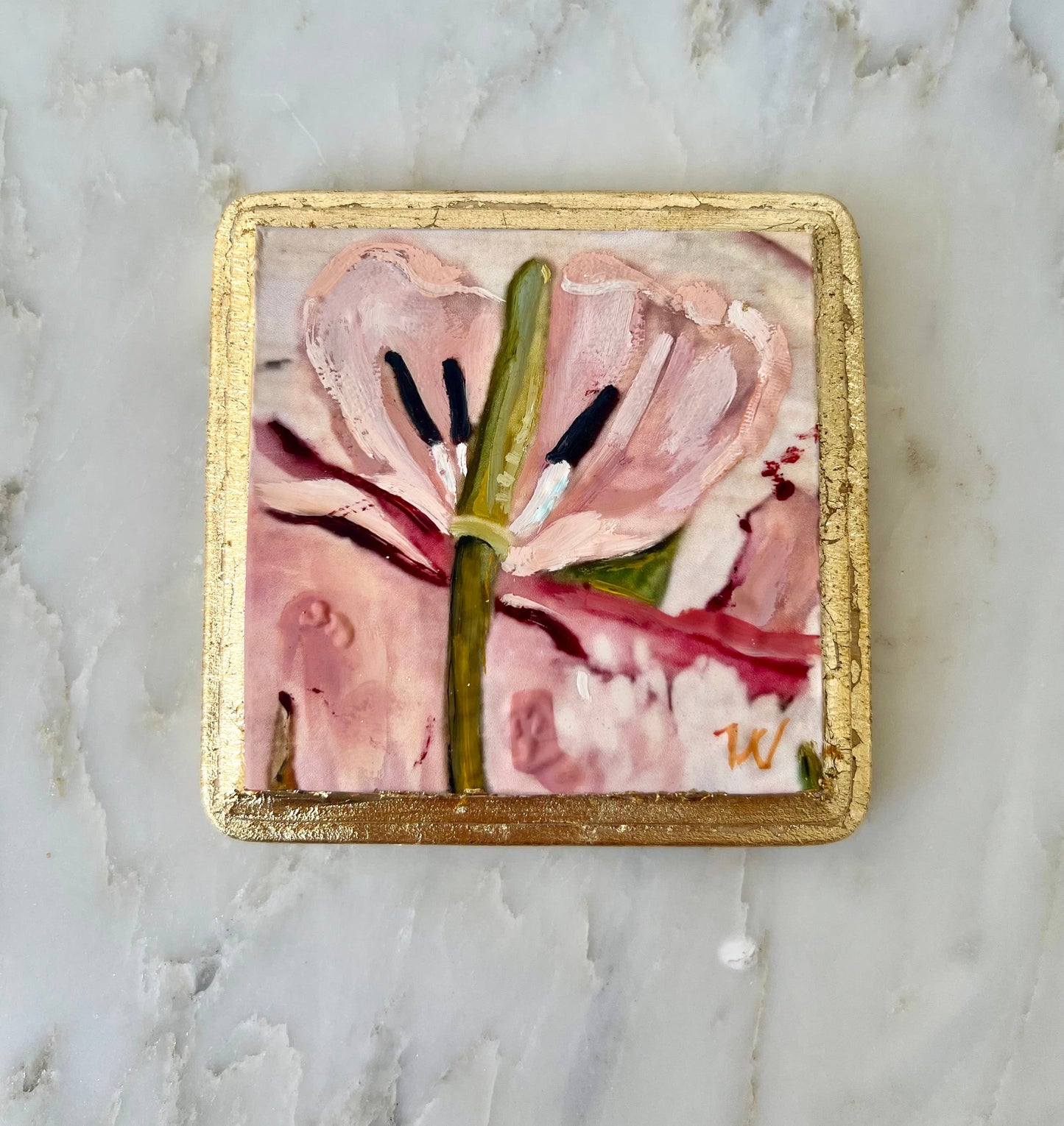 Tulip Mini Oil Painting