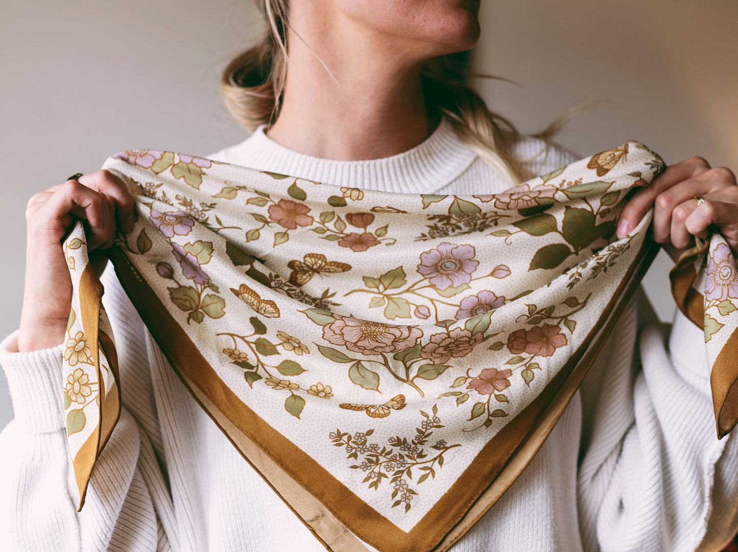 Butterfly Silk Bandana 