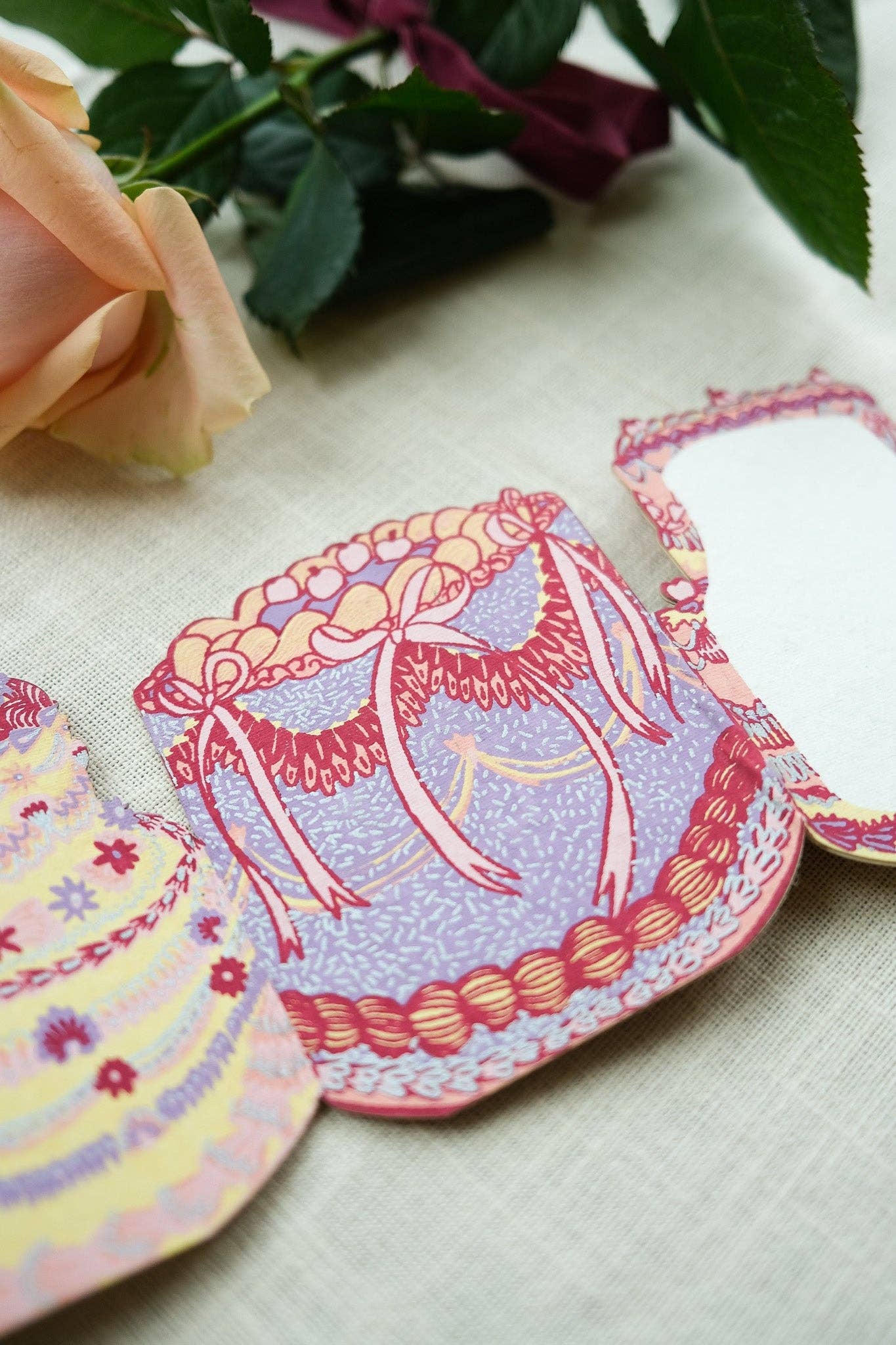 Birthday Cake Concertina Card