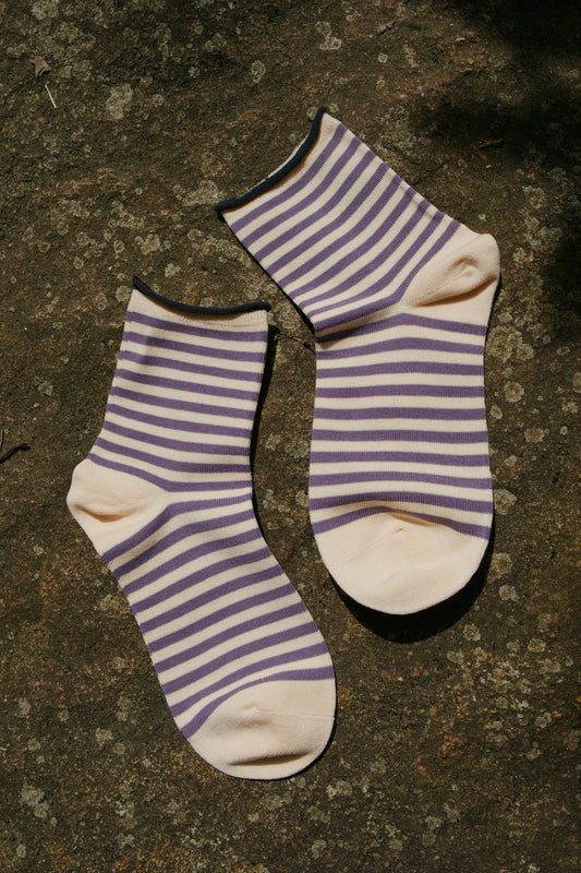 Violet Meadow Socks