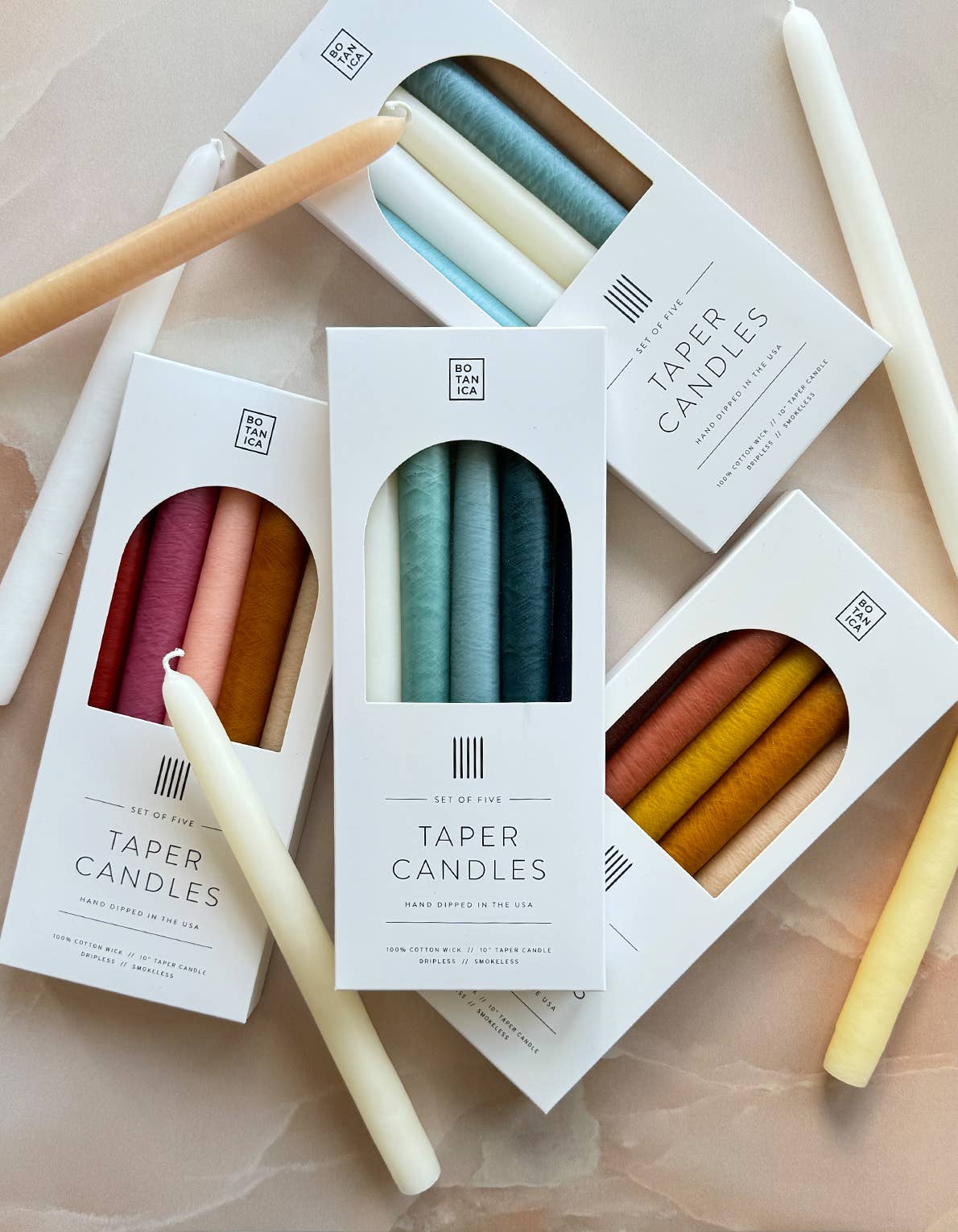 Elemental Zodiac Taper Candles | FIRE