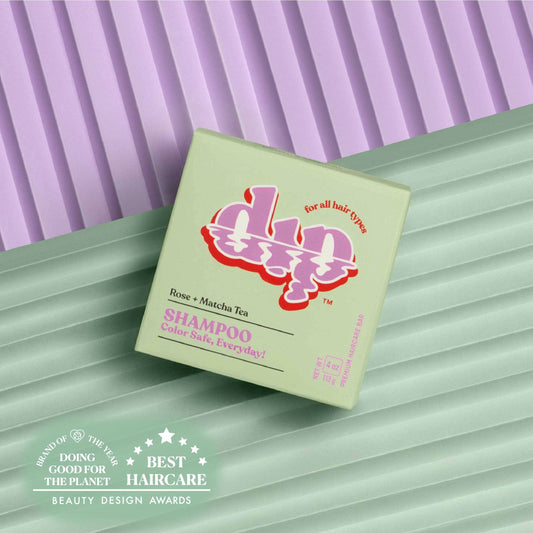 Dip Shampoo Bar: Rose & Matcha Tea