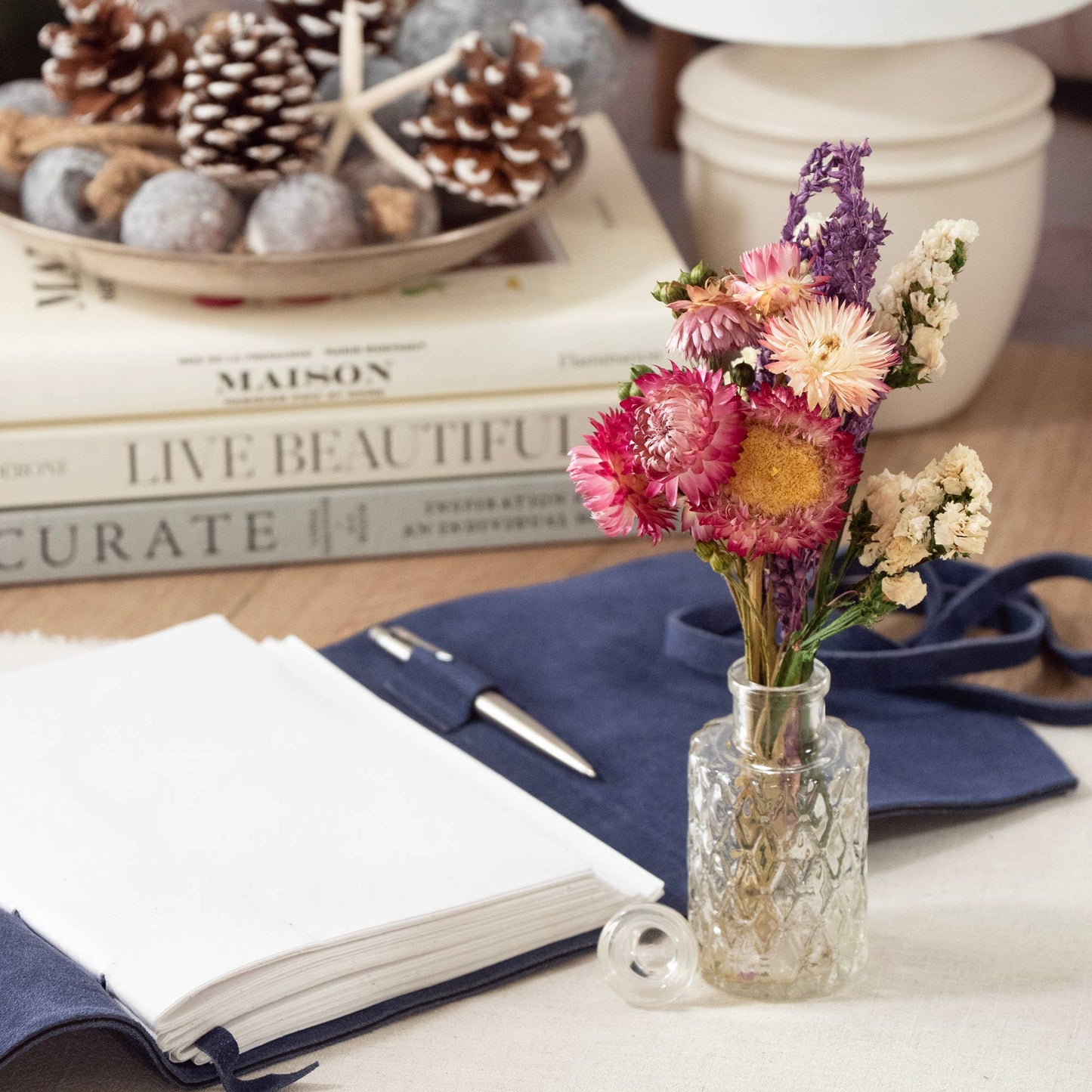 Strawflower & Larkspur Bouquet Bundle