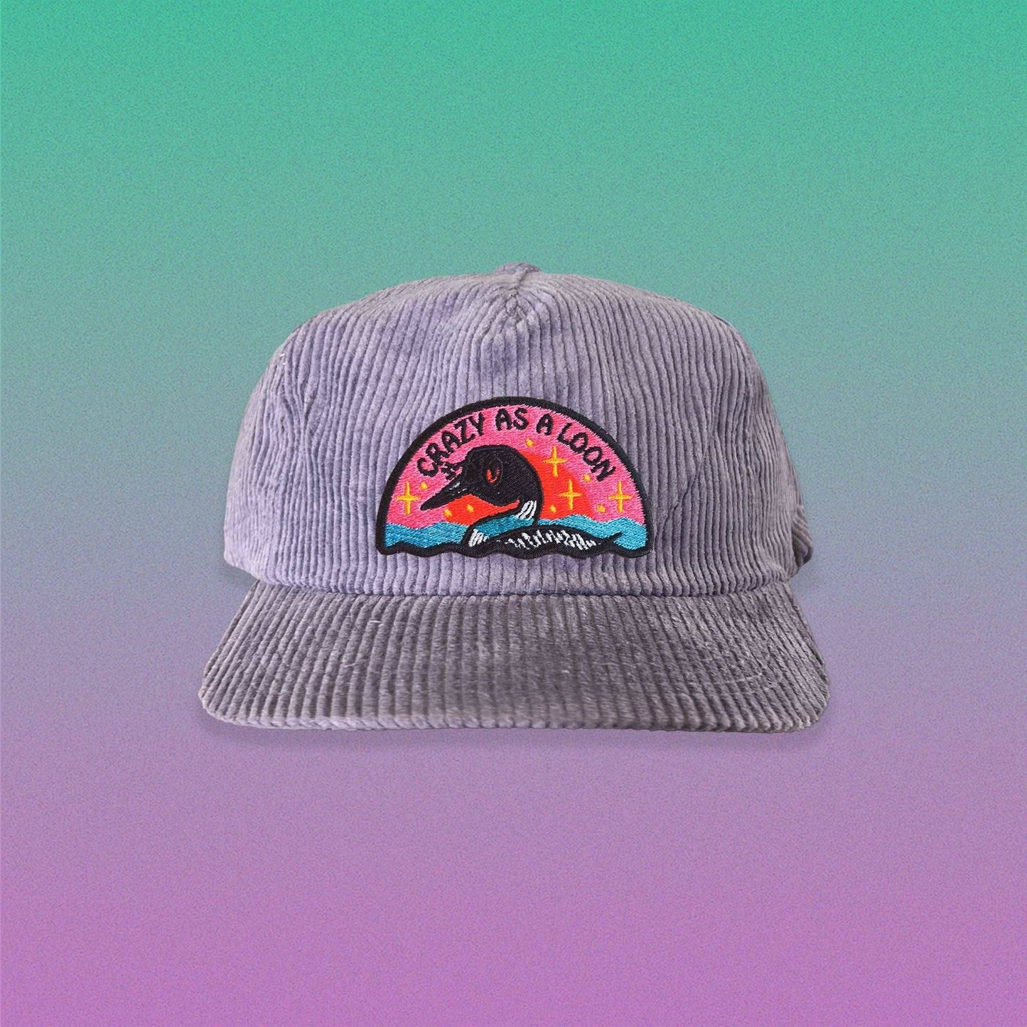 Crazy as a Loon 5-Panel Corduroy Hat