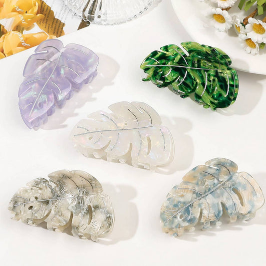 Monstera Hair Claw