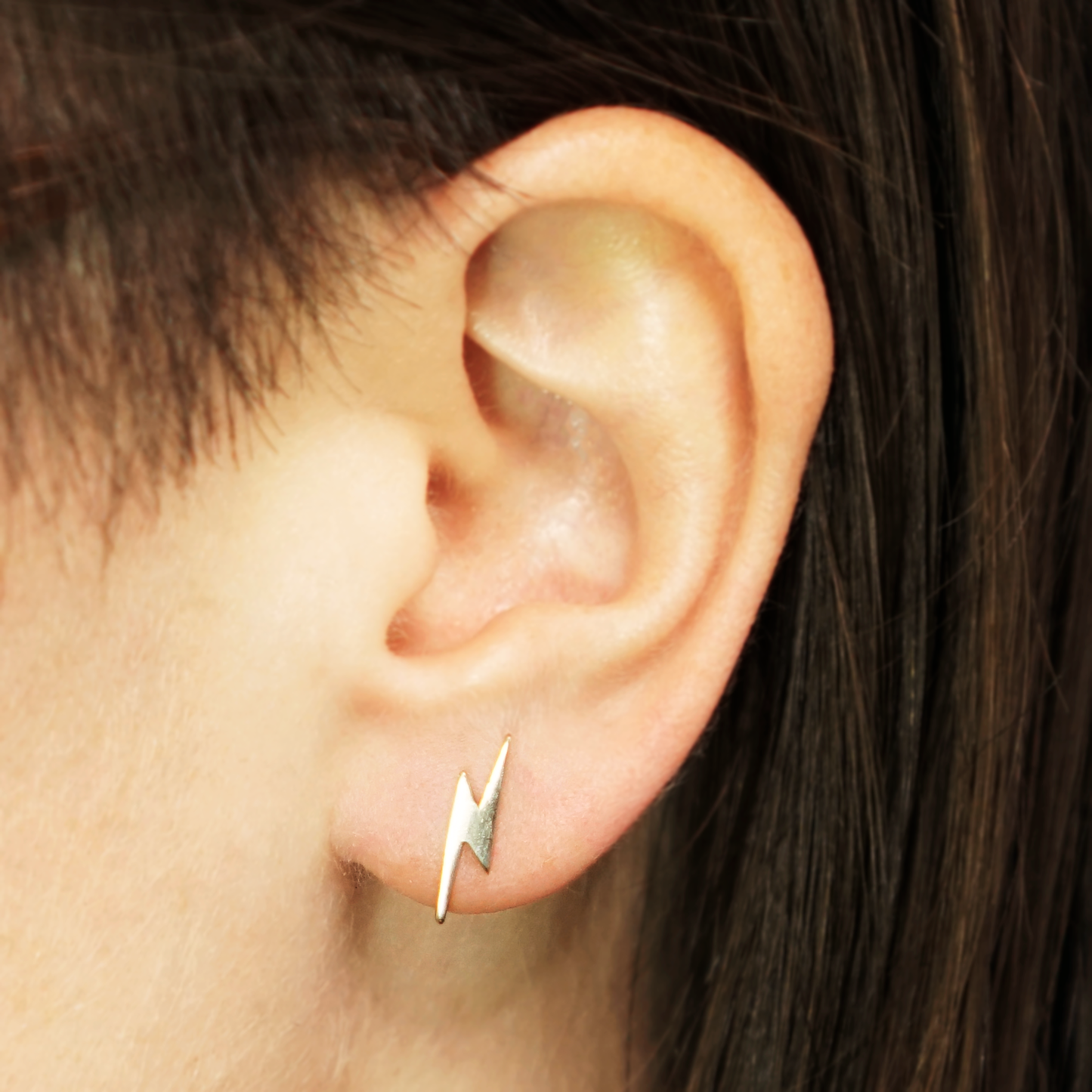 Lightning Bolt Post Earrings