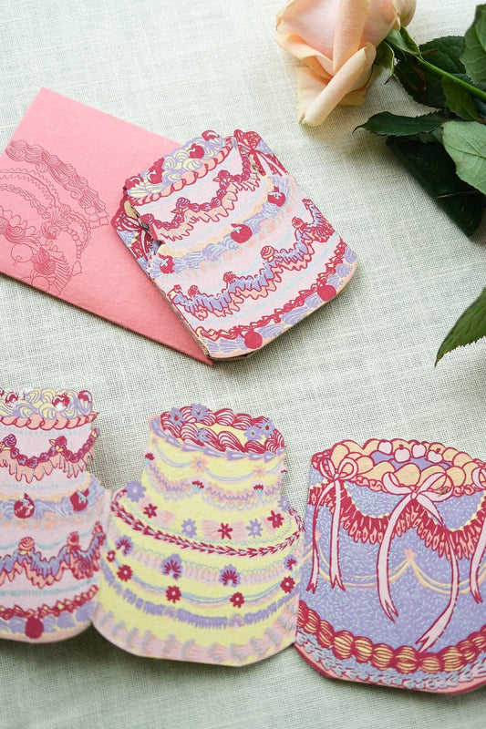 Birthday Cake Concertina Card