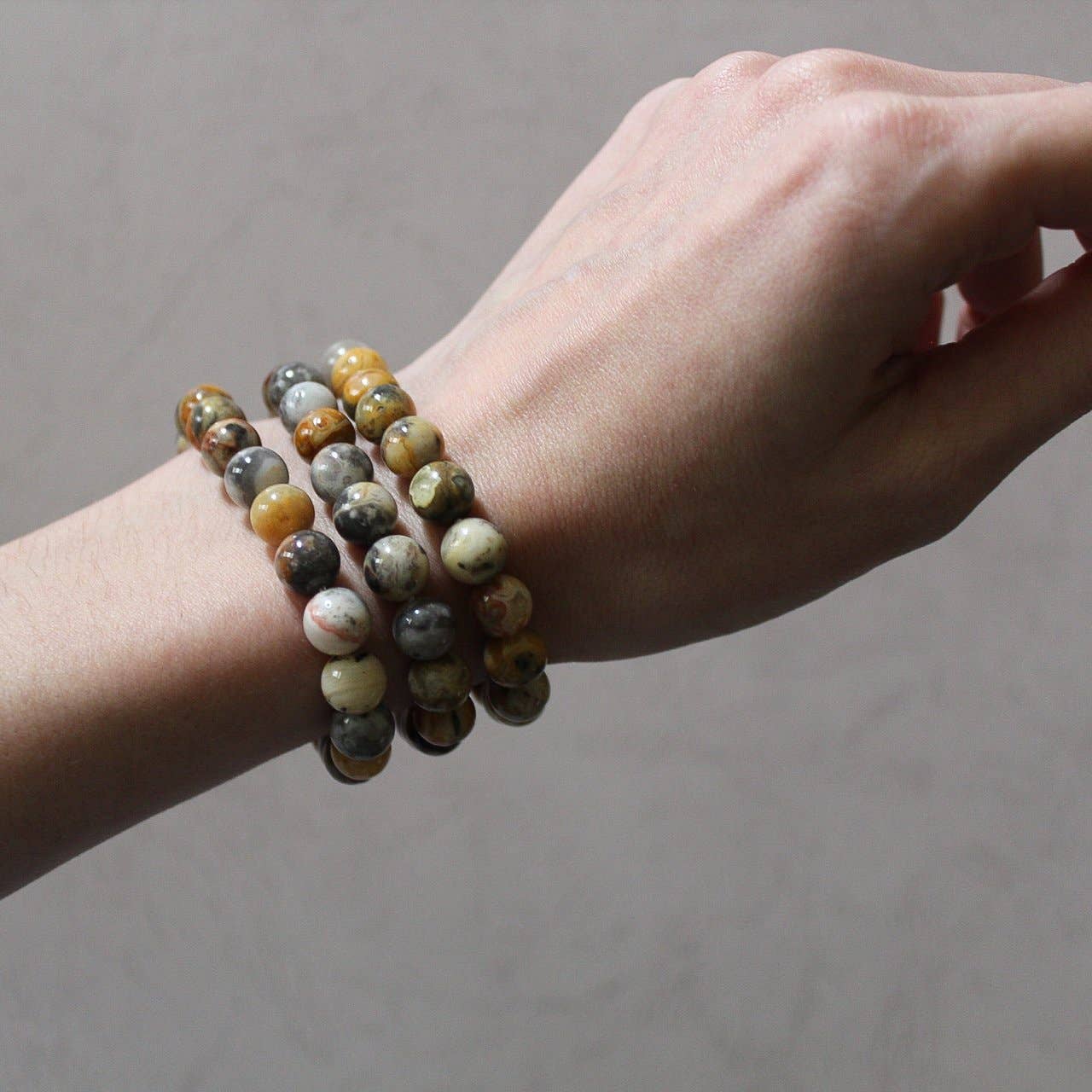 Crazy Lace Agate Bracelet