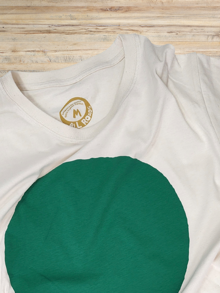 Camiseta circular - Kelly Green