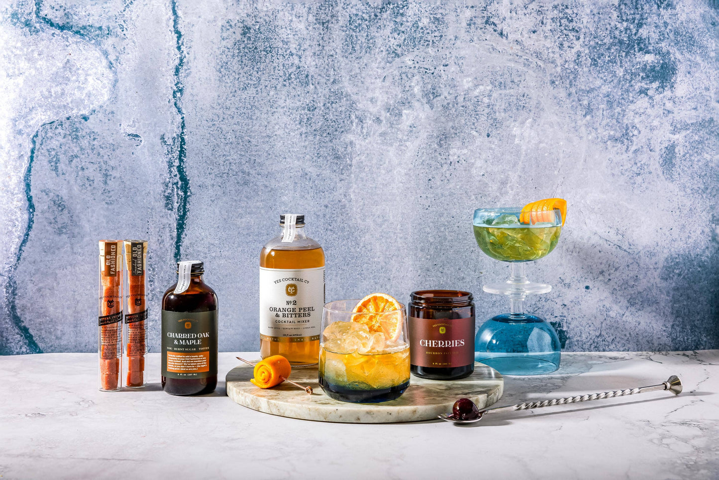 Old Fashioned Bitters Infused Cocktail Cubes