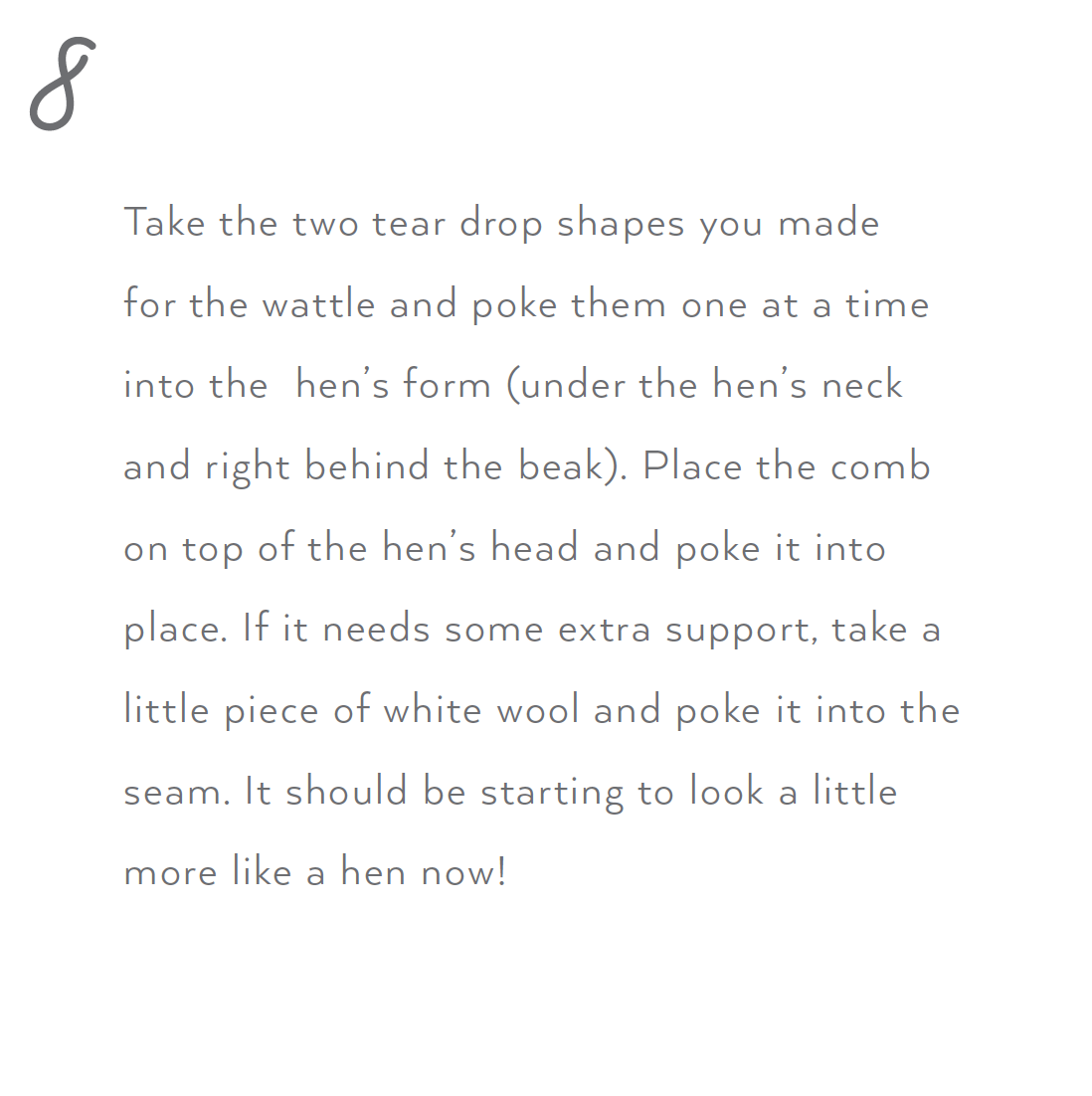 Needle Felting Kit - DIY - Hen