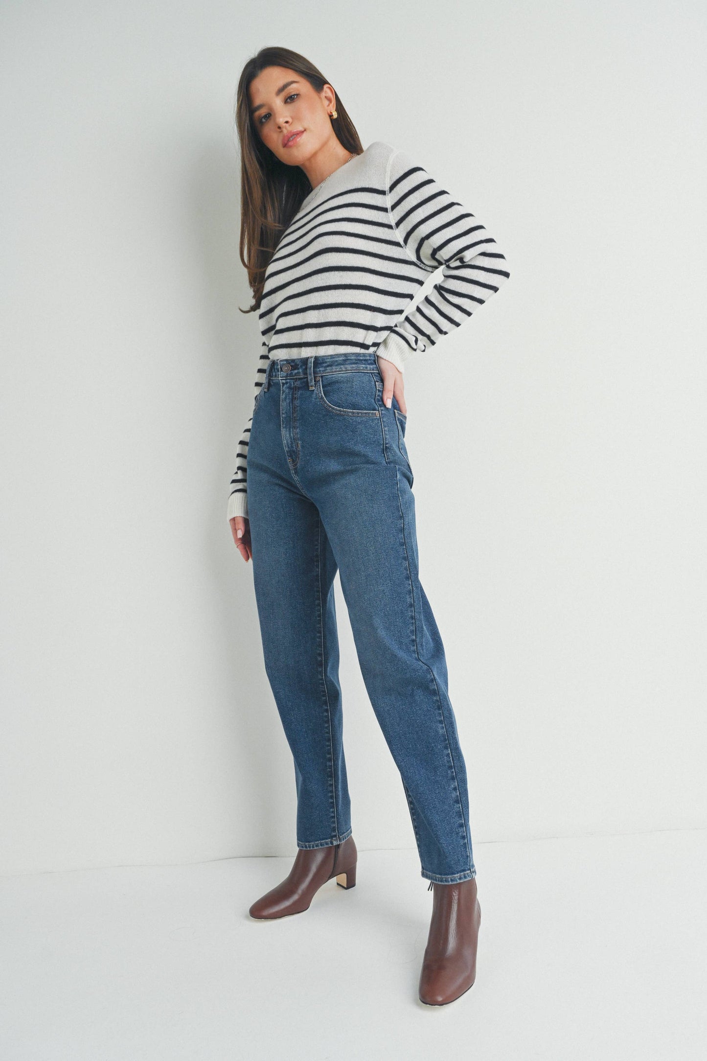 Tapered Barrel-Jeans