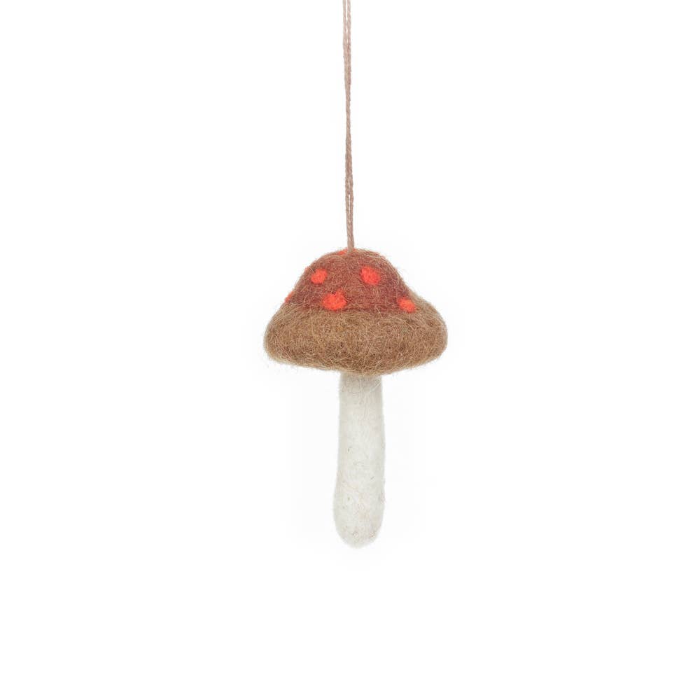 Wild Foraged Mushrooms (Set of 3) Ornaments