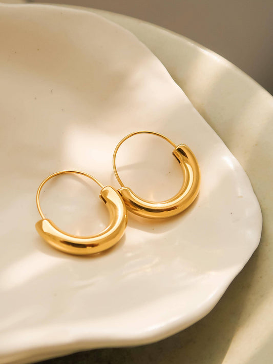 Mackenzie U-Shape Hoop Earring
