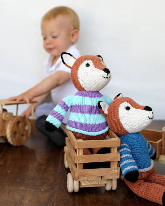 Handmade Knit Fox