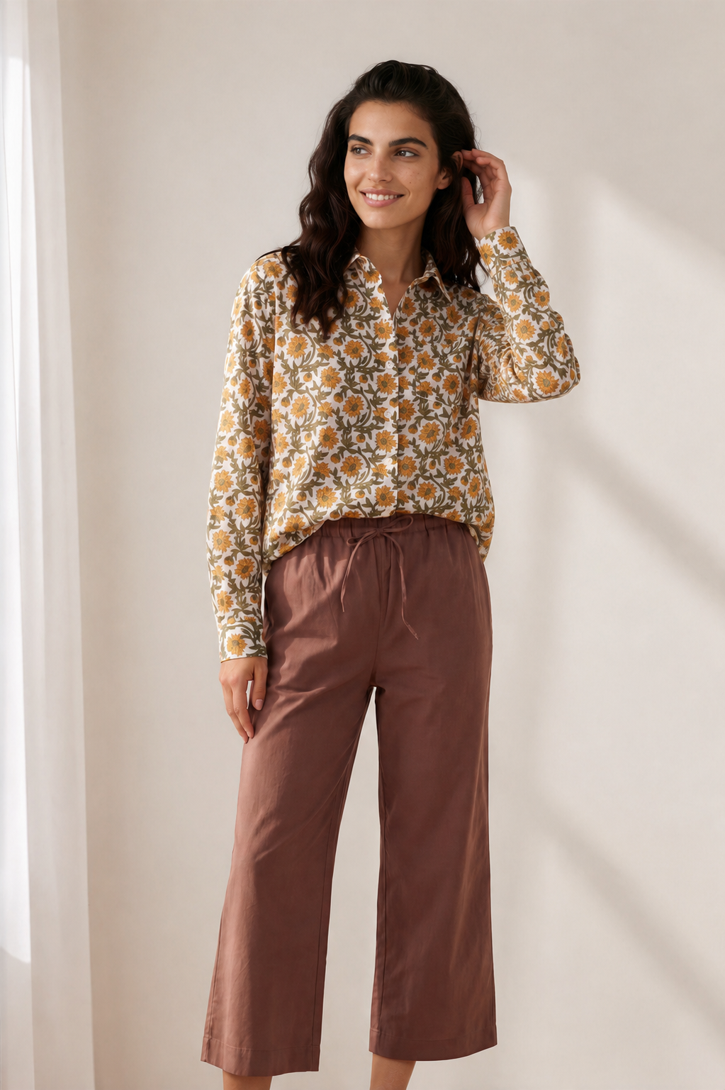 Good Boyfriend Shirt - Floral Sunshine