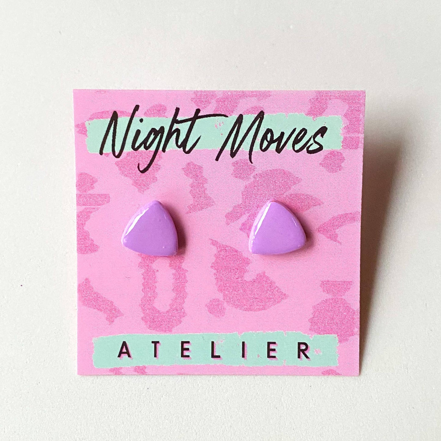 Triangle Polymer Clay Mini Studs