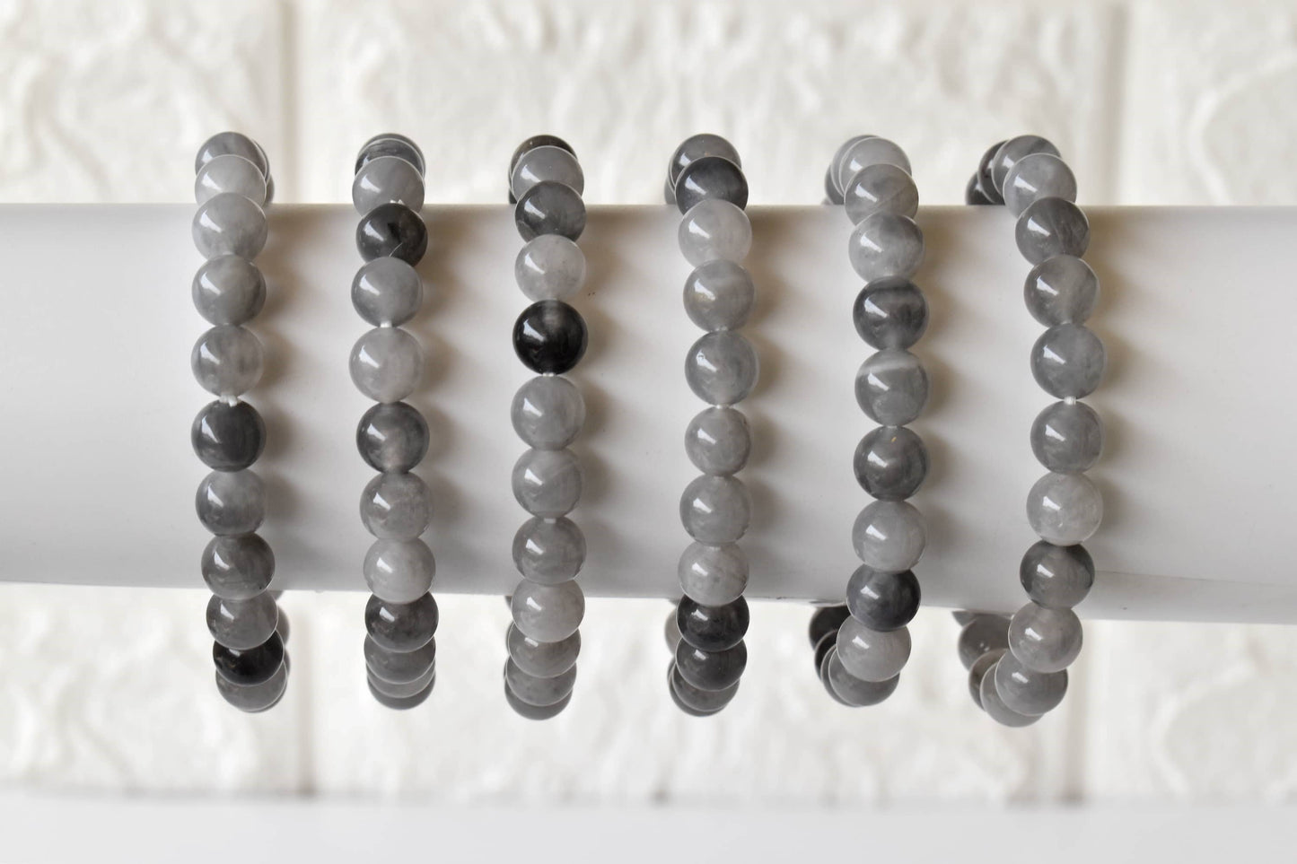 Cloudy Quartz Gemstone Bracelet