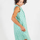 Away-Kleid mit Biesen, Aqua Ikat