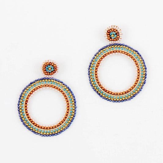 Open Circle Post Earrings