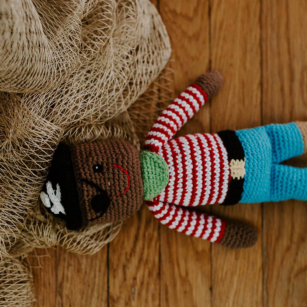 Peg Leg Pirate Rattle