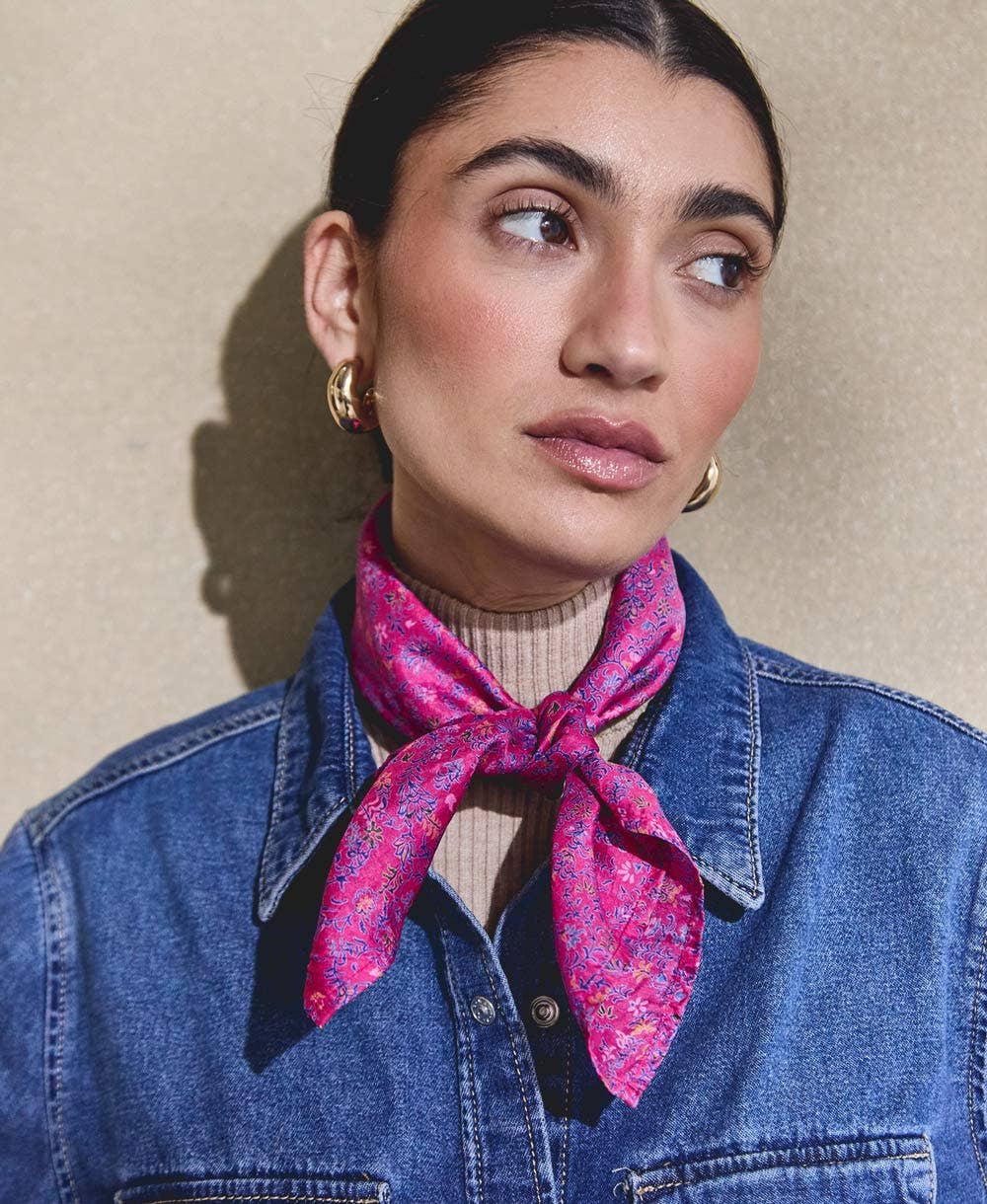 Vintage Silk Bandana - No. 240829