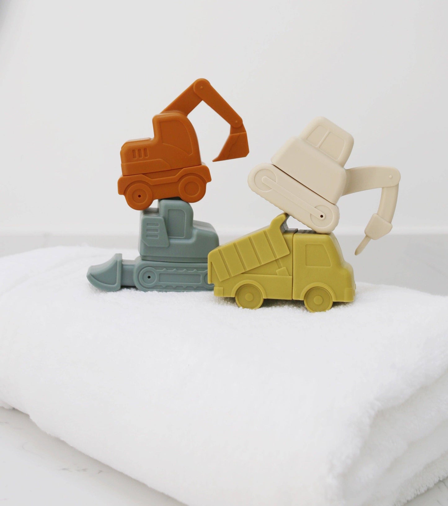 Construction Silicone Bath Toy Set 