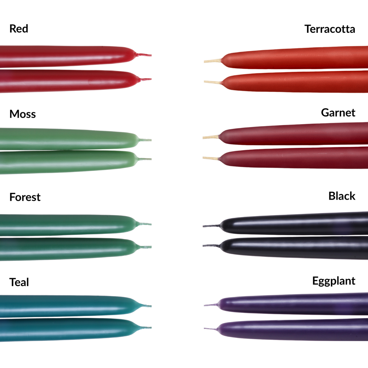 100% Pure Beeswax Tapers