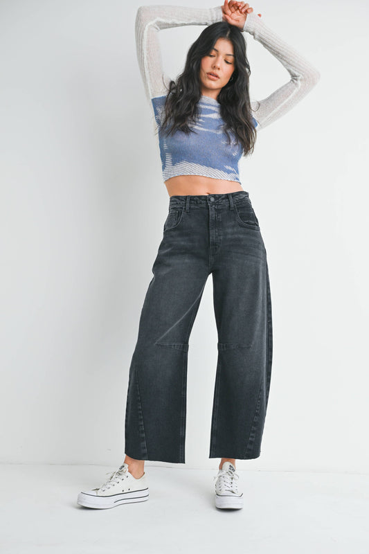 The Seamed Barrel Jean