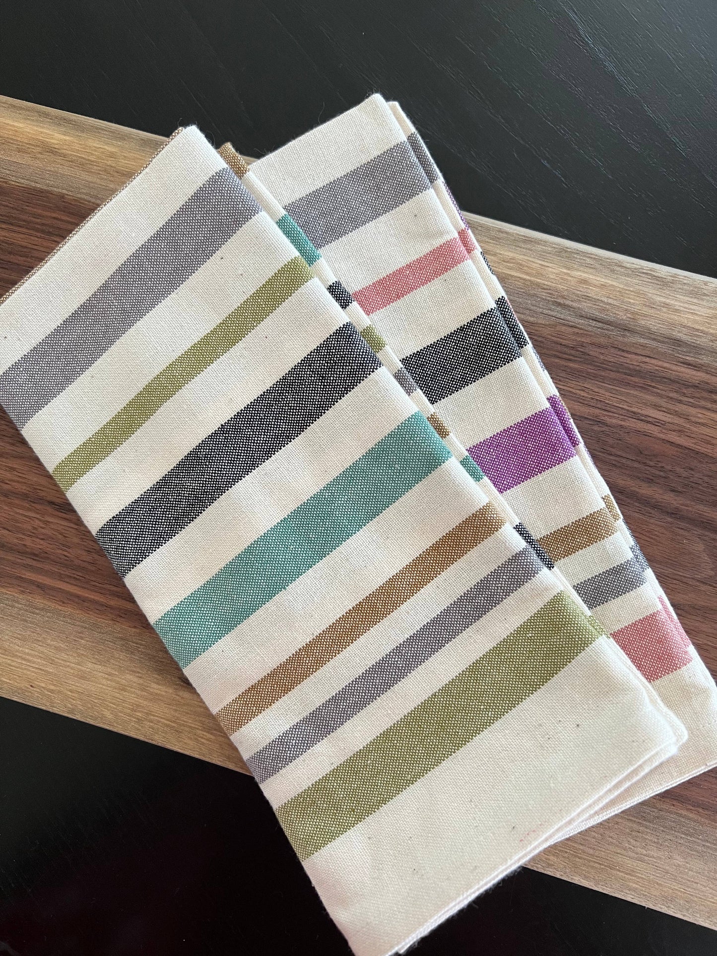 Tea Towel set - Weekend Stripe