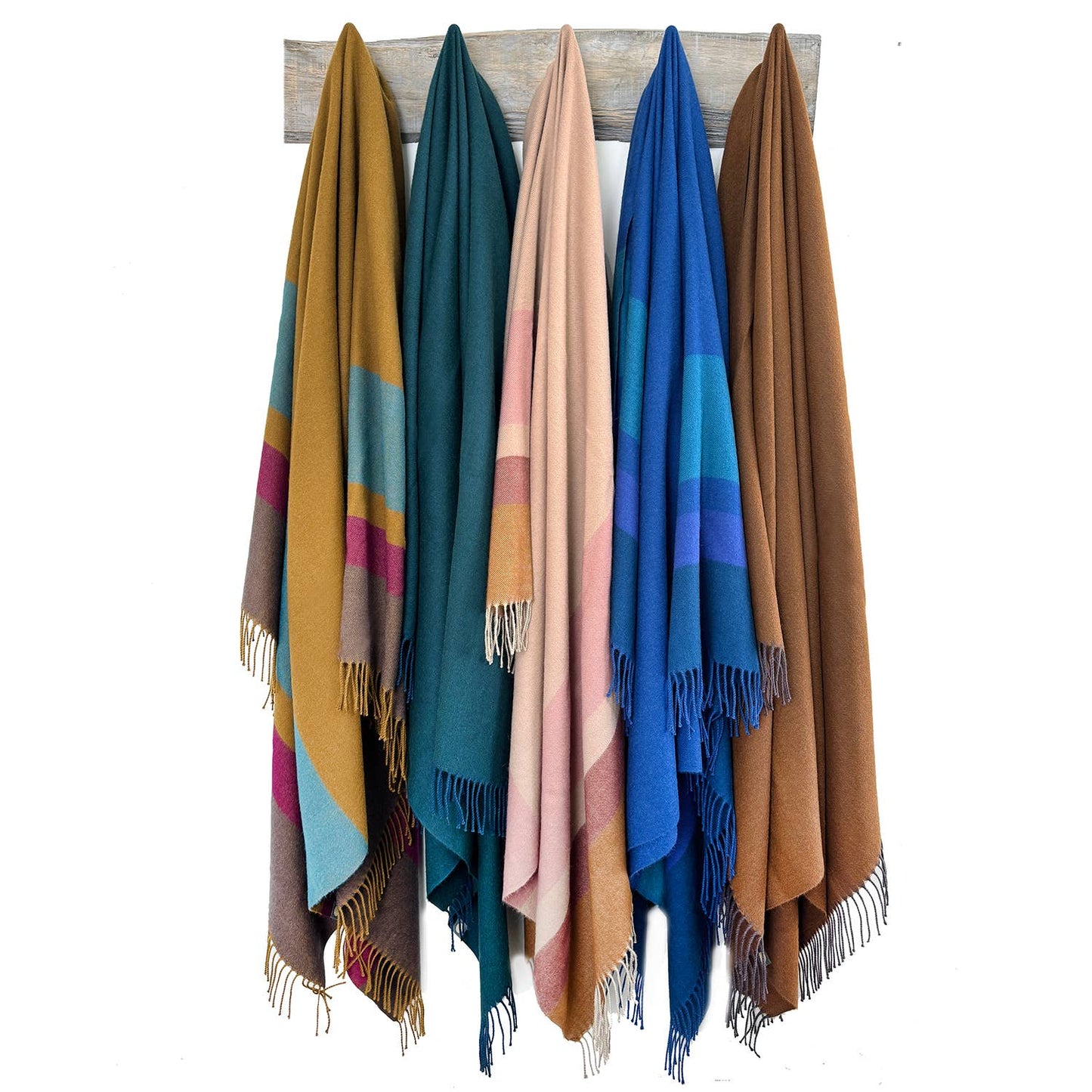 100% Baby Alpaca Throw - Mocha Mousse