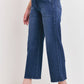 Cargo Pocket Wide Leg Jean