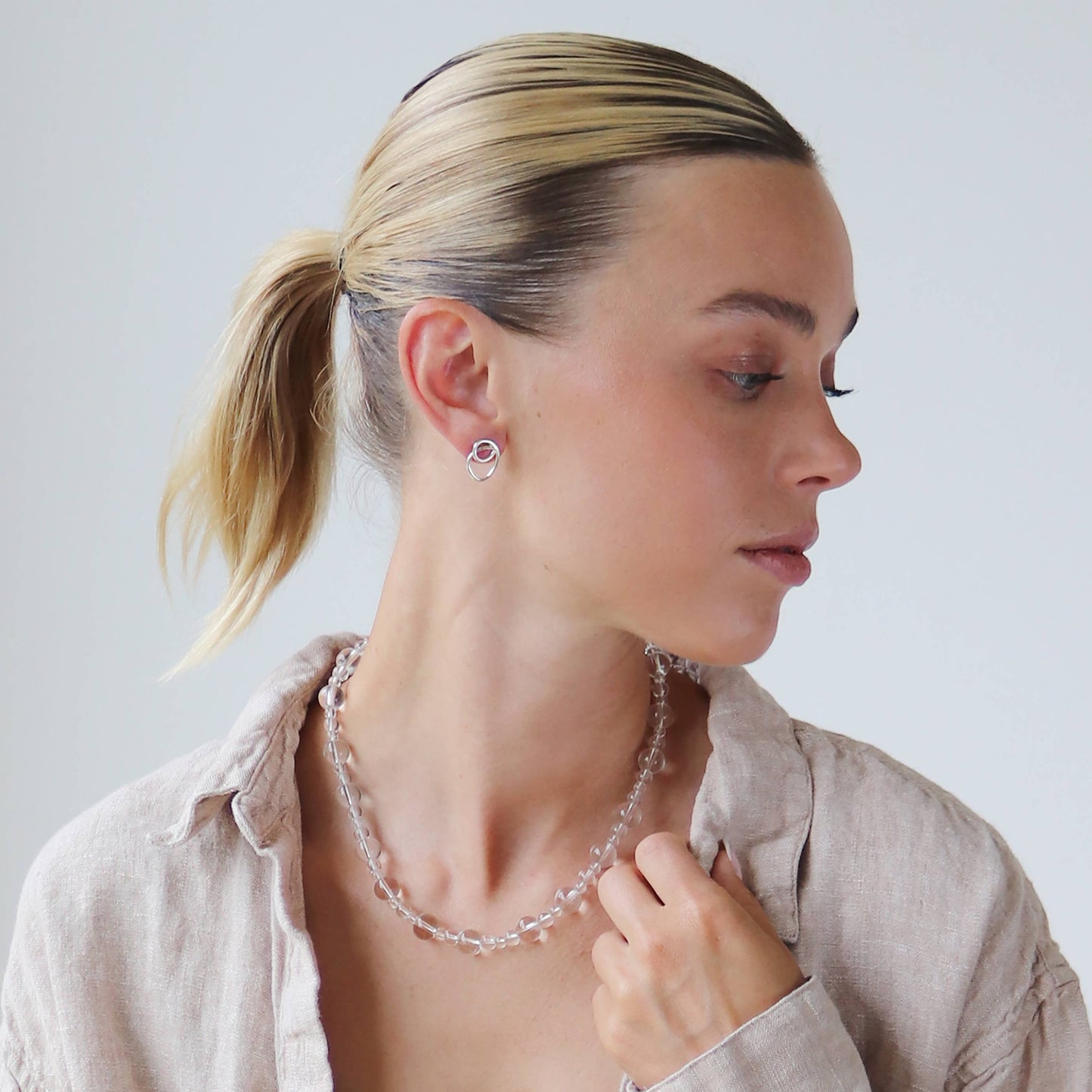 Halo Stud Earrings