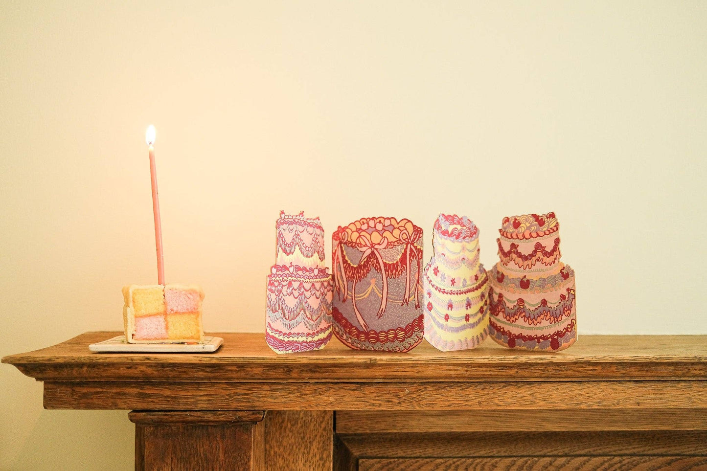 Birthday Cake Concertina Card